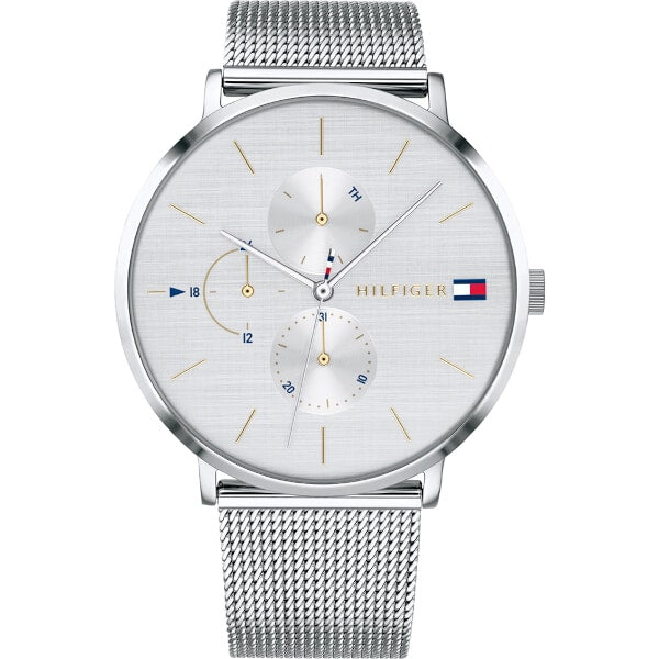 Tommy Hilfiger damklocka 1781942, Datumvisning, nätrem, vattentålig 30 m