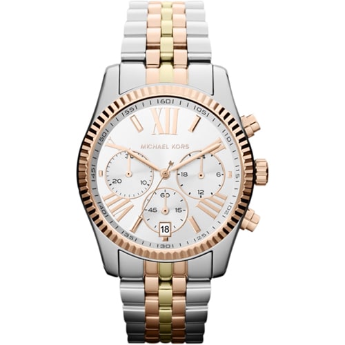 Michael Kors Damklocka Lexington (MK5735), kronograf, datumvisning, vattentålig 100 m, tidtagning