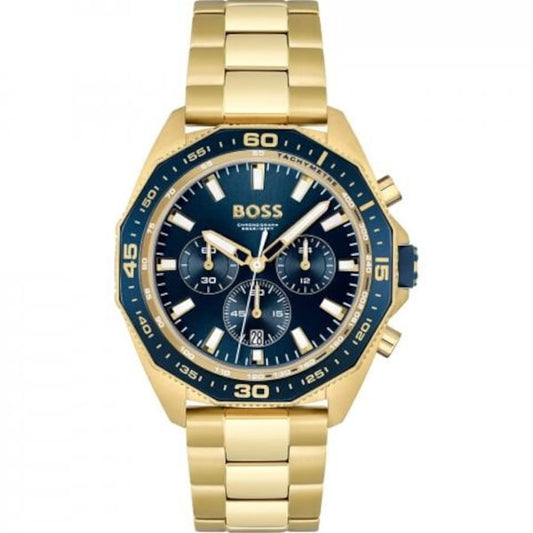 Hugo Boss 1513973 Herrklocka, kronograf, datum, vattentålig 50 m, rostfritt stålarmband
