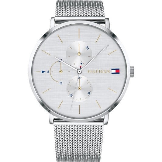 Tommy Hilfiger damklocka 1781942, Datumvisning, nätrem, vattentålig 30 m