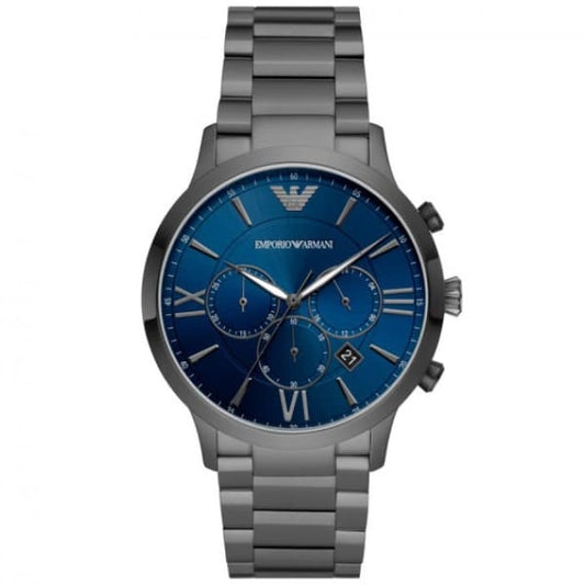 Emporio Armani Herrklocka AR11348, Kronograf, datumvisning,Rostfritt stålarmband