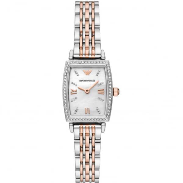 Emporio Armani Damklocka AR11519,Datumdisplay,vattentålig 30 m, Stålänk