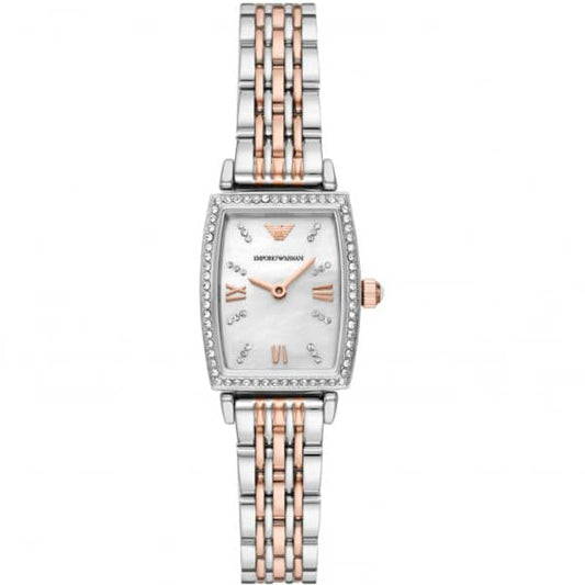 Emporio Armani Damklocka AR11519,Datumdisplay,vattentålig 30 m, Stålänk