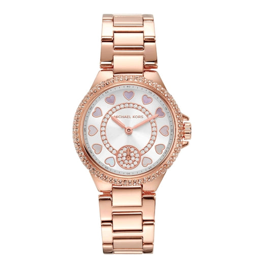 Michael Kors Camille analog damklocka  MK4700, vattentålig 50 m, kristallutsmyckad urtavla